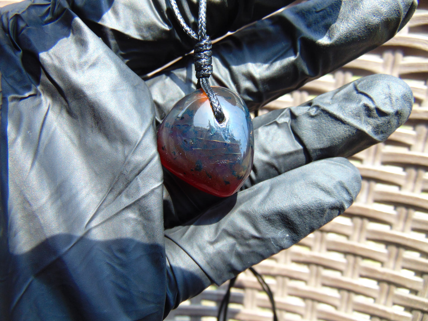 6 gram Pendant Indonesian Red Amber for Healing 26A164