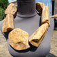 1167 gr Big Necklace Indonesian Yellow Amber for Healing NE1