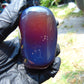 107 gr Polished Stone 86x52x49 Indonesian Blue Amber for Healing 25N138