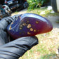 107 gr Polished Stone 86x52x49 Indonesian Blue Amber for Healing 25N138