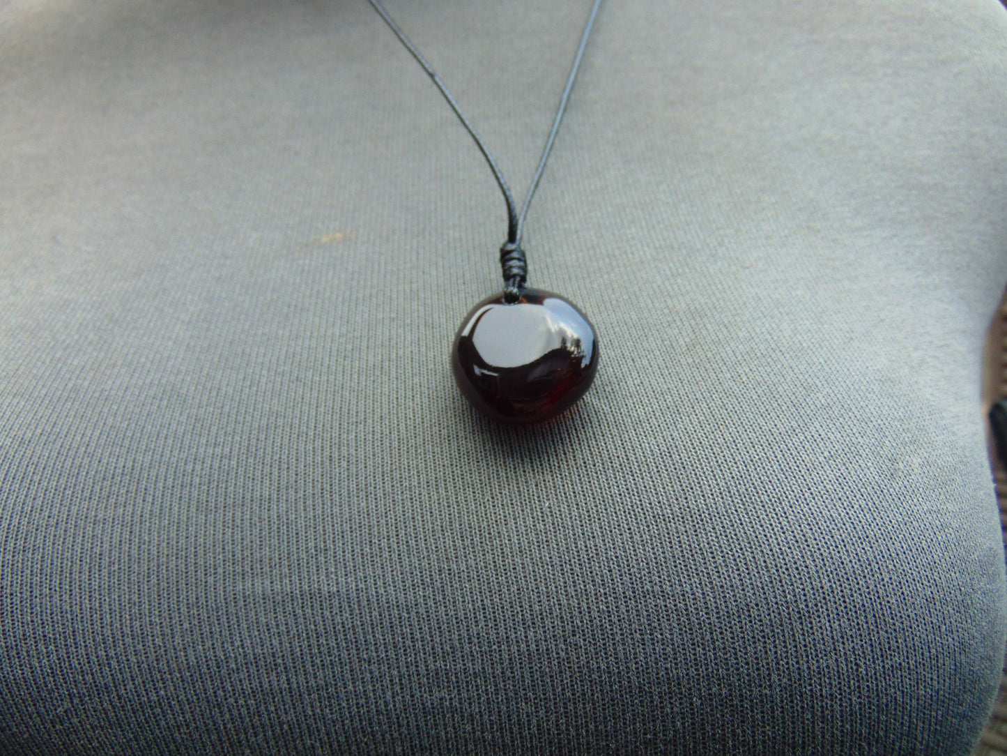 3 gram Pendant Indonesian Red Amber for Healing 26A151