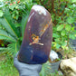 2041 Gr Full Polished Indonesian Blue Amber for Healing ML84