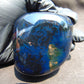 176 gr Polished Stone 74x65x58 Indonesian Blue Amber for Healing 25Y137