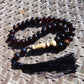 28 gr Hand Tasbih Mesbah Rosary 33+2 Beads 16 mm Indonesian Black Red Amber for Healing 26TBA01
