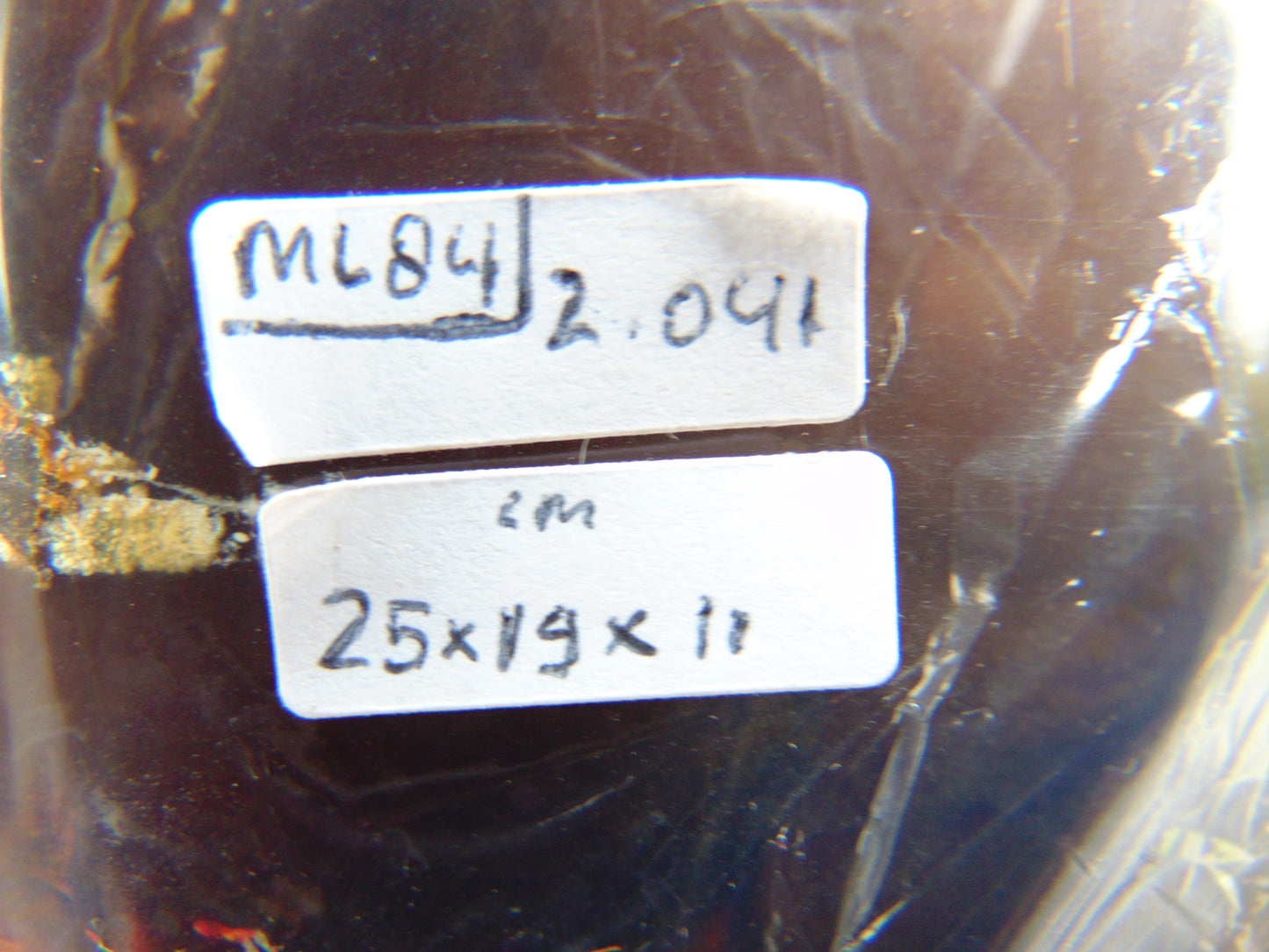 2041 Gr Full Polished Indonesian Blue Amber for Healing ML84