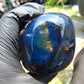 176 gr Polished Stone 74x65x58 Indonesian Blue Amber for Healing 25Y137
