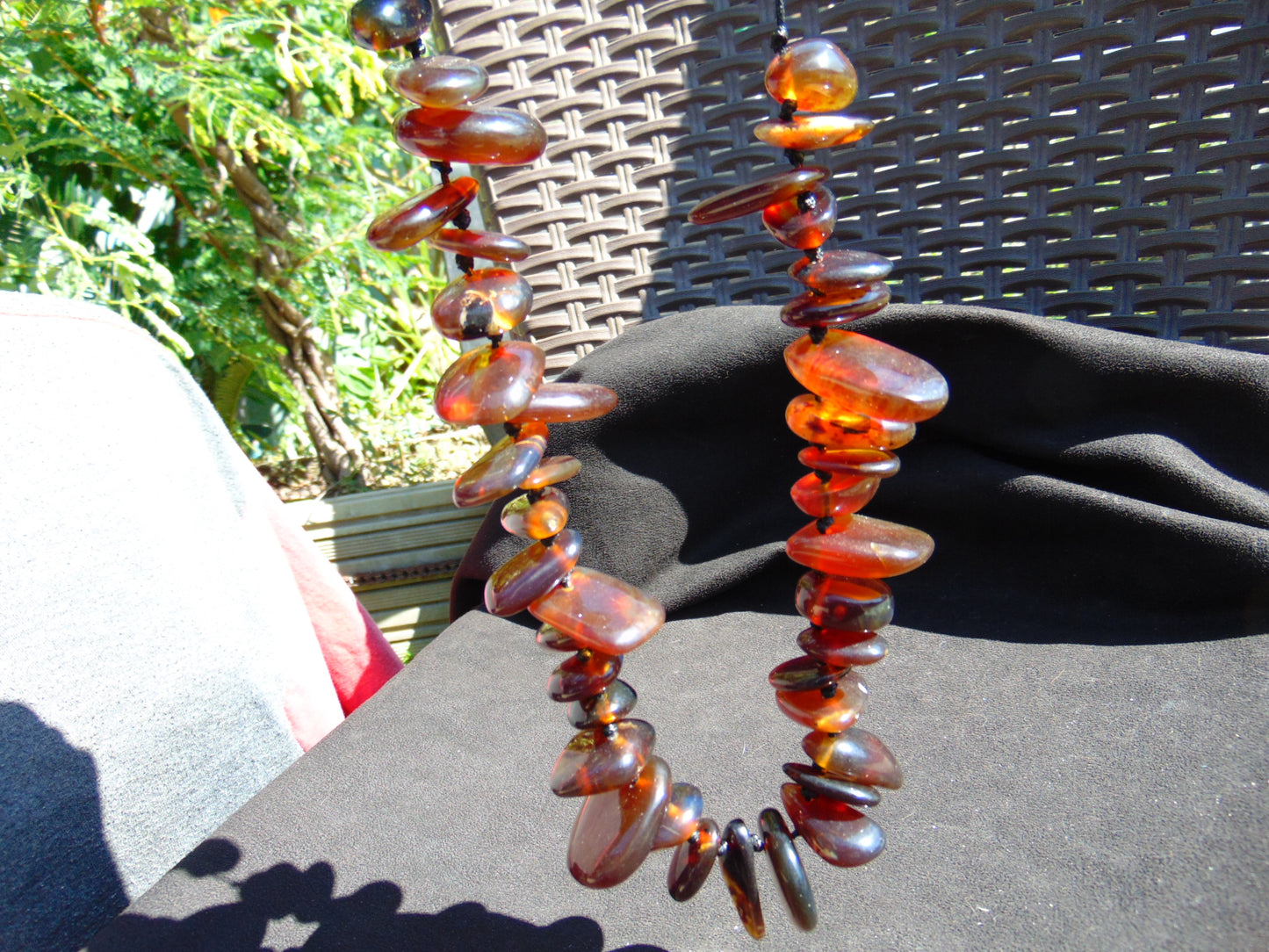 85 gram Small Beads Combination Necklace Indonesian Amber for Healing A505
