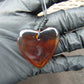 6 gr Heart Pendant Indonesian Red  Amber for Healing 25N223
