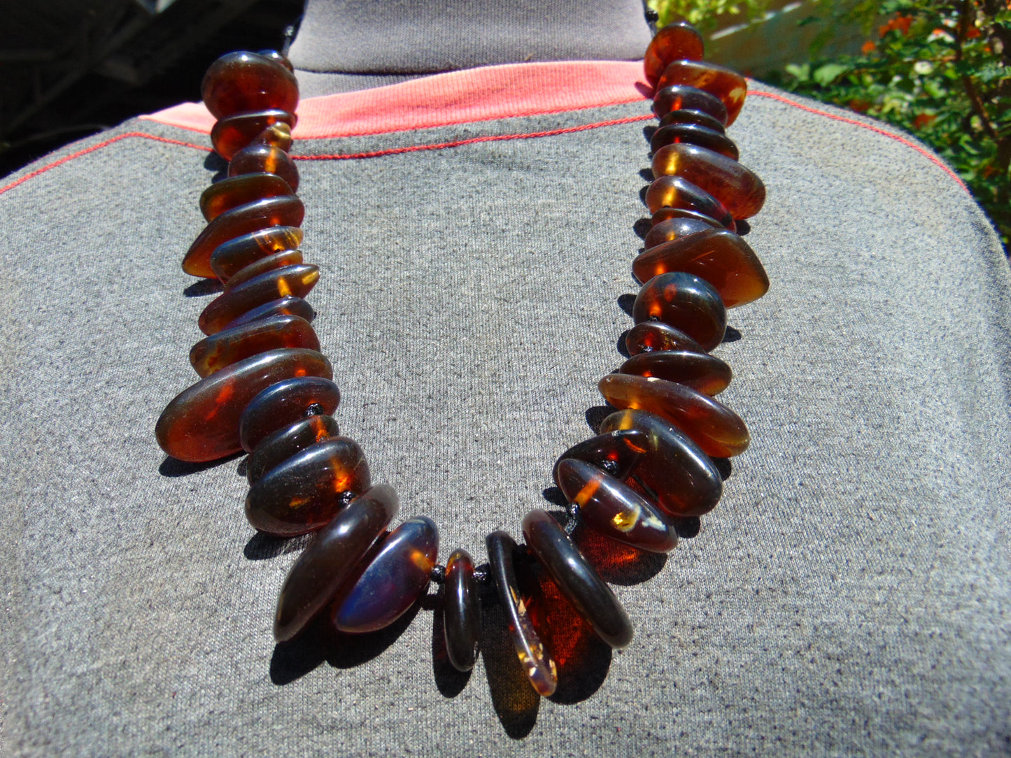 85 gram Small Beads Combination Necklace Indonesian Amber for Healing A505