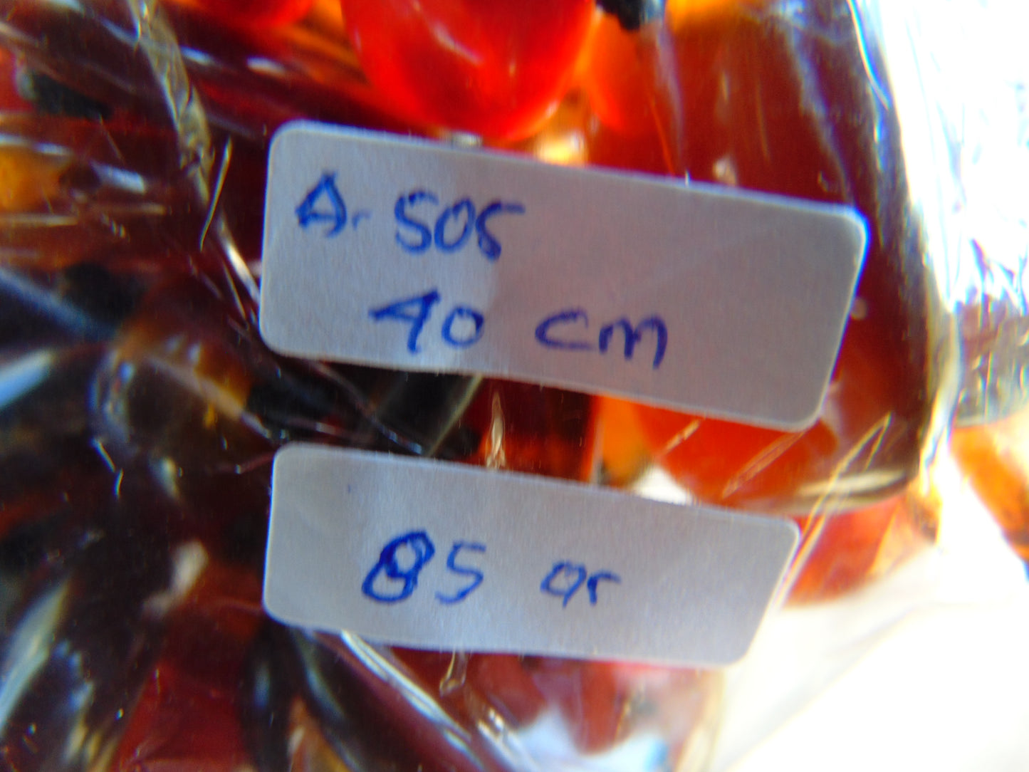 85 gram Small Beads Combination Necklace Indonesian Amber for Healing A505