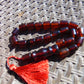 54 gr Komboloi Rosary 23 Beads Indonesian Cherry Red Amber for Healing 26COA01