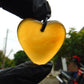 8 gr Heart Pendant Indonesian Amber for Healing 25N216