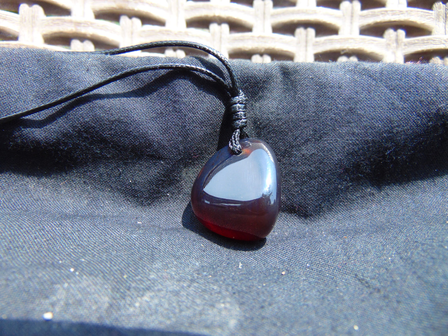 4 gram Pendant Indonesian Red Amber for Healing 26A130