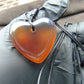8 gr Heart Pendant Indonesian Amber for Healing 25N216