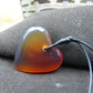 8 gr Heart Pendant Indonesian Amber for Healing 25N216