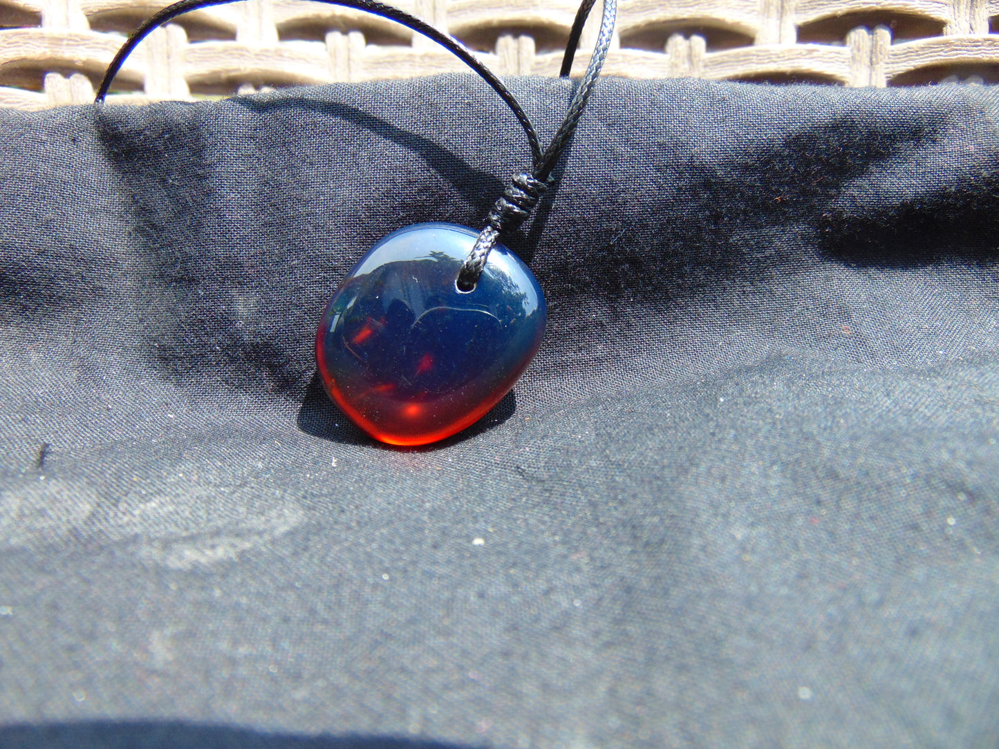 5 gram Pendant Indonesian Blue Amber for Healing 26A129