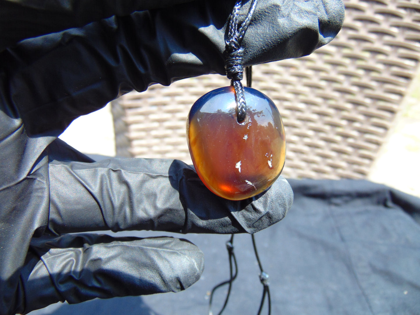 5 gram Pendant Indonesian Blue Amber for Healing 26A129