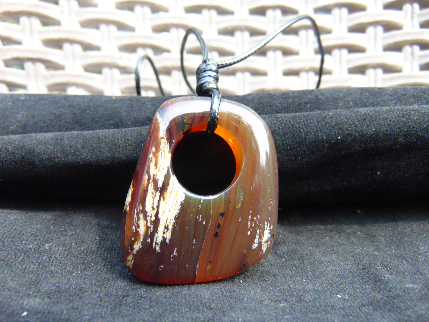 12 gr Ring Pendant Indonesian Blue Amber for Healing 26Y439
