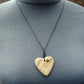 7 gr Heart Pendant Indonesian White Amber for Healing 25N189