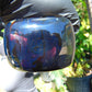 253 gr Polished Stone 78x69x70 Indonesian Blue Amber for Healing 25Y134