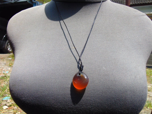 3 gram Pendant Indonesian Blue Red Amber for Healing 26A116