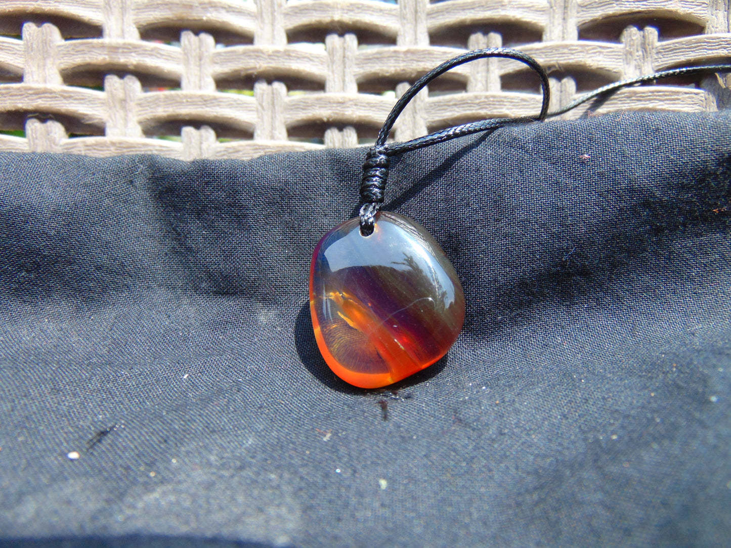 4 gram Pendant Indonesian Blue Amber for Healing 26A167