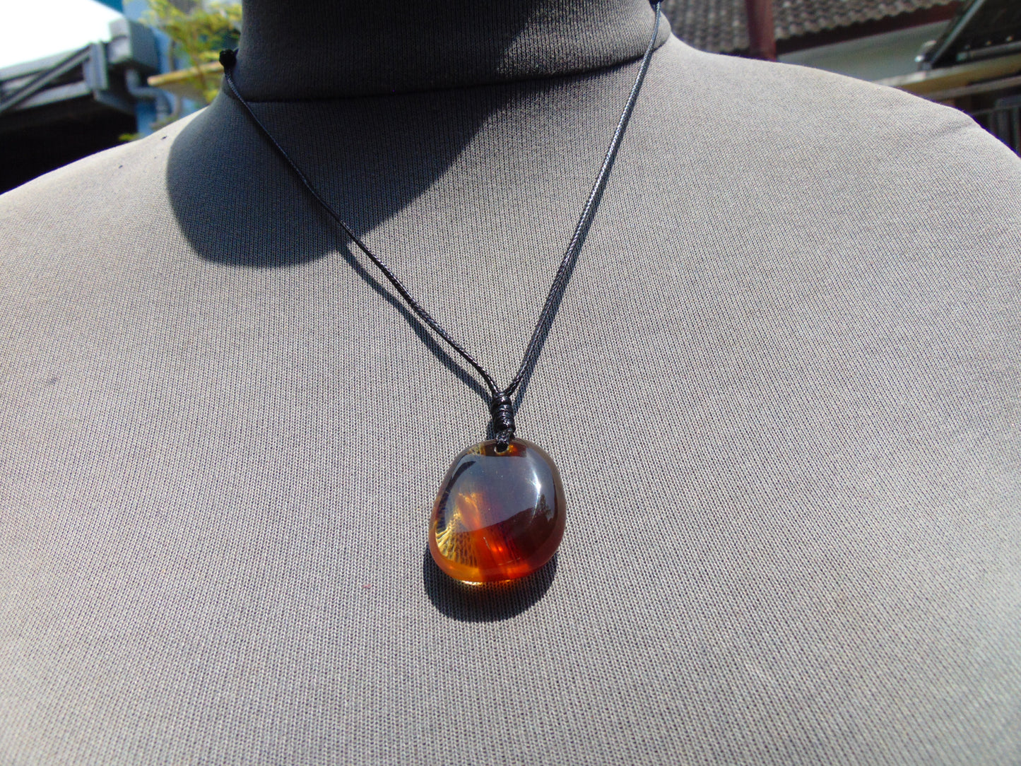 4 gram Pendant Indonesian Blue Amber for Healing 26A167