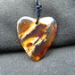 3 gr Heart Pendant Indonesian Amber for Healing 25N232