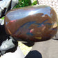 200 gr Polished Stone 82x62x57 Indonesian Blue Amber for Healing 25Y136