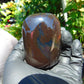 200 gr Polished Stone 82x62x57 Indonesian Blue Amber for Healing 25Y136