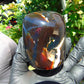 200 gr Polished Stone 82x62x57 Indonesian Blue Amber for Healing 25Y136