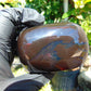 200 gr Polished Stone 82x62x57 Indonesian Blue Amber for Healing 25Y136