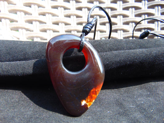 15 gr Ring Pendant Indonesian Red Amber for Healing 26Y443