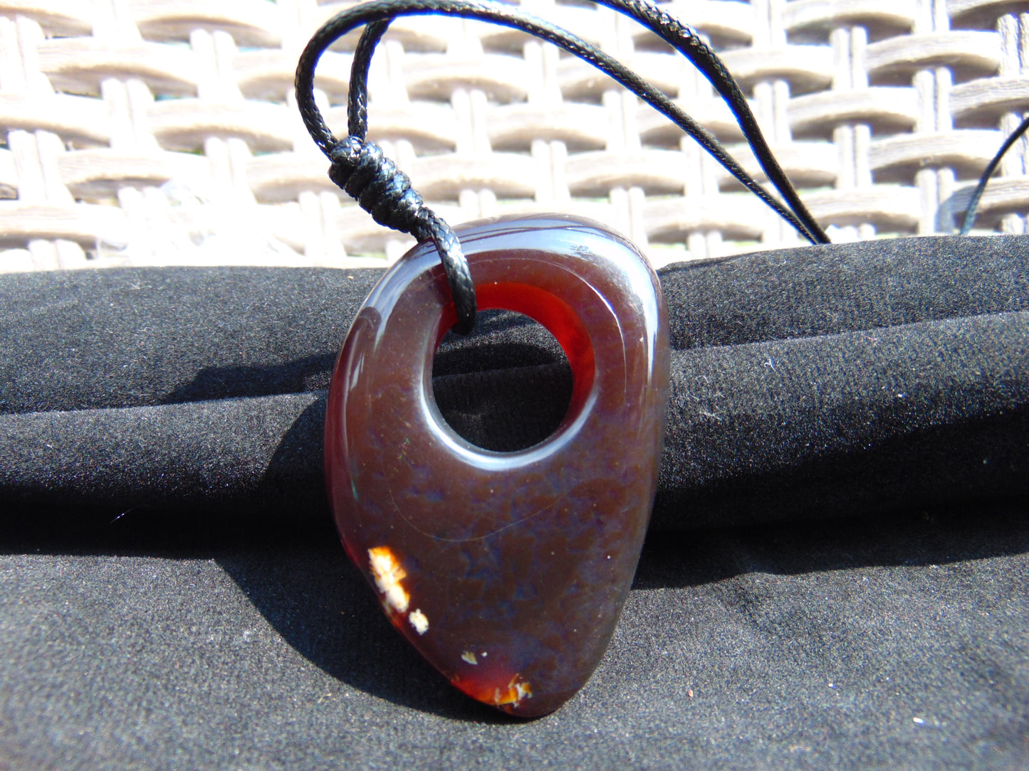 15 gr Ring Pendant Indonesian Red Amber for Healing 26Y443