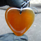 4 gr Heart Pendant Indonesian Amber for Healing 25N193