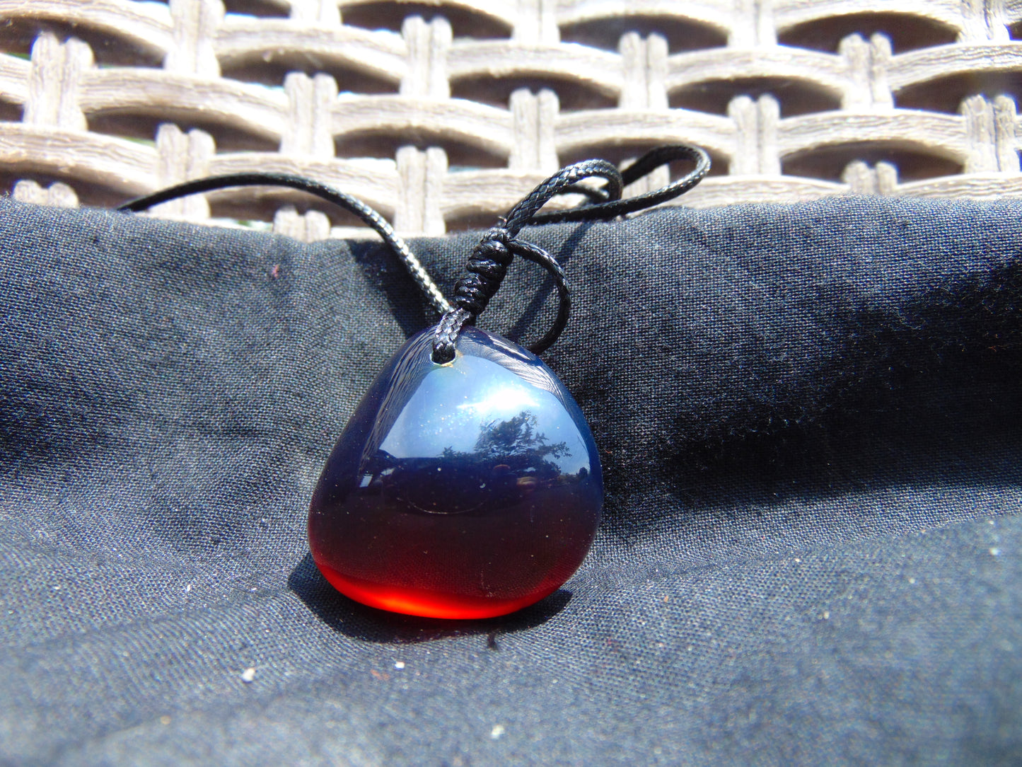 7 gram Pendant Indonesian Blue Amber for Healing 26A134