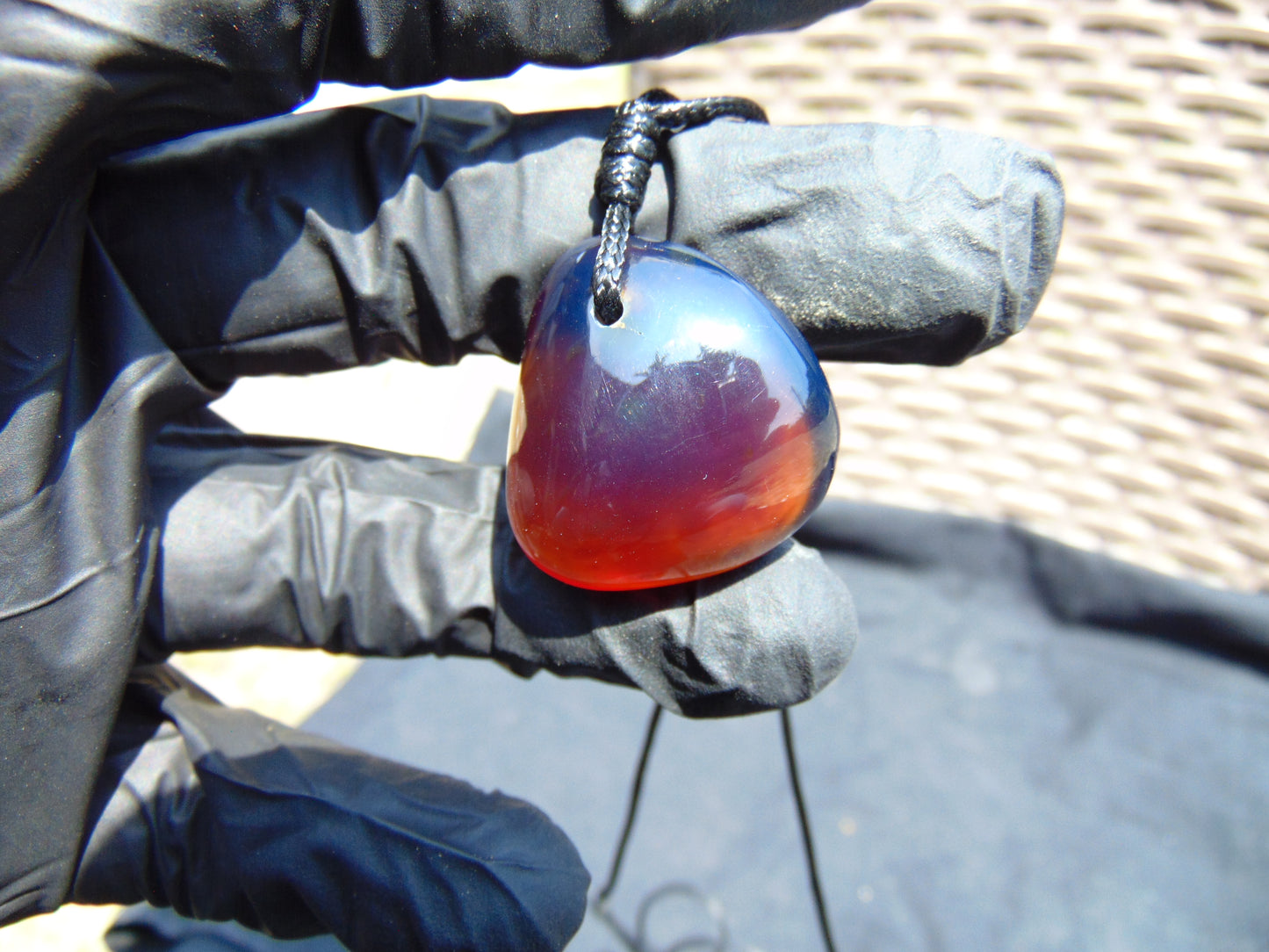 7 gram Pendant Indonesian Blue Amber for Healing 26A134