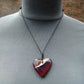 10 gr Heart Pendant Indonesian Blue Amber for Healing 25N197