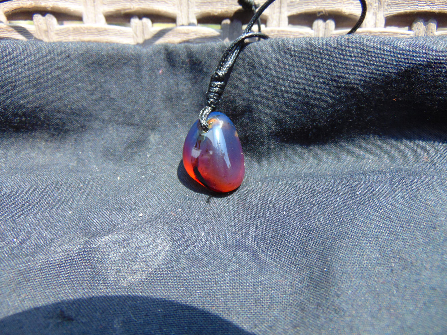 3 gram Pendant Indonesian Blue Amber for Healing 26A142