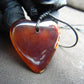 5 gr Heart Pendant Indonesian Amber for Healing 25N239