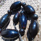 276 gr Big Necklace Beads Indonesian Cherry Red Blue Amber for Healing FR133