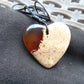 8 gr Heart Pendant Indonesian Amber for Healing 25N180