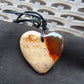 8 gr Heart Pendant Indonesian Amber for Healing 25N180