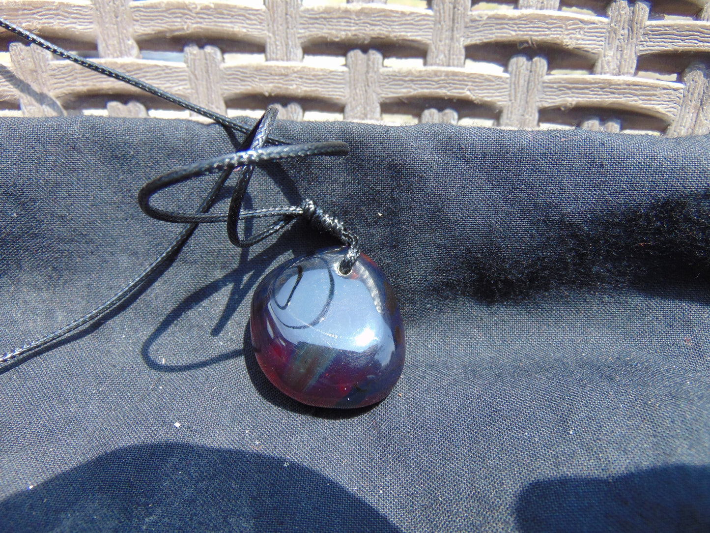 6 gram Pendant Indonesian Blue Amber for Healing 26A90