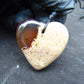 8 gr Heart Pendant Indonesian Amber for Healing 25N180