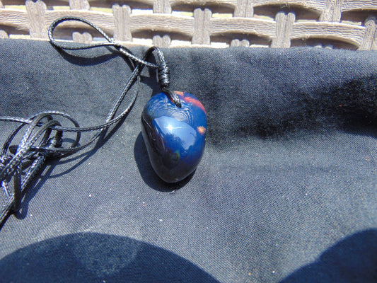8 gram Pendant Indonesian Blue Amber for Healing 26A117