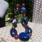 257 gr Big Necklace Beads Indonesian Blue Amber for Healing FR135