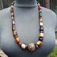 73 gram Small Beads Combination Necklace Indonesian white Amber for Healing NEC3