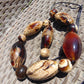 206 gr Necklace Combination Beads Indonesian White Amber for Healing FR136