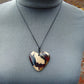 9 gr Heart Pendant Indonesian Amber for Healing 25N212